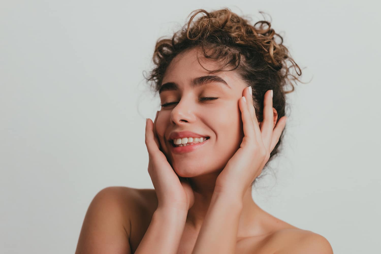 Woman with a radiant complexion