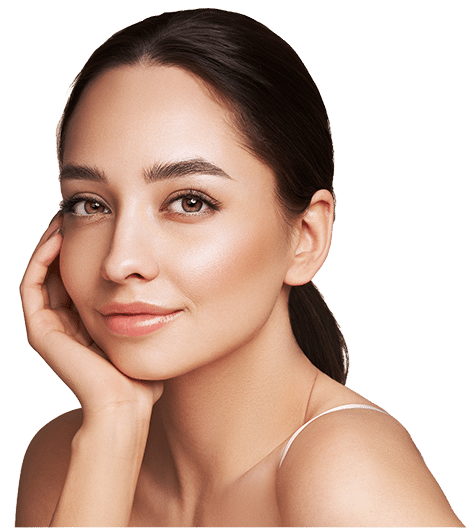 Woman with radiant, healthy skin